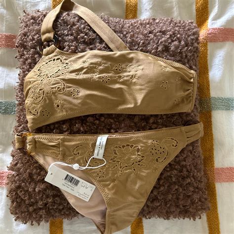 Spell Gold Bikini Depop