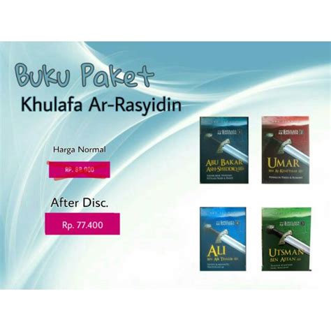 Jual Buku Khulafa Ar Rasyidin Shopee Indonesia
