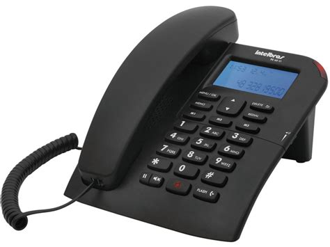 Telefone Fio Intelbras TC 60 ID Identificação de Chamadas e