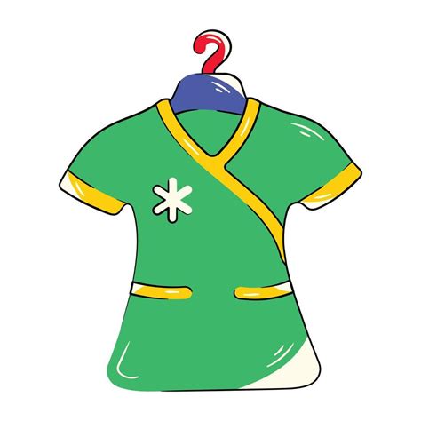 Trendy Medical Uniform 19802623 Vector Art At Vecteezy