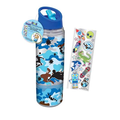 Hot Focus In Snack Water Bottle Camo Gift Mania