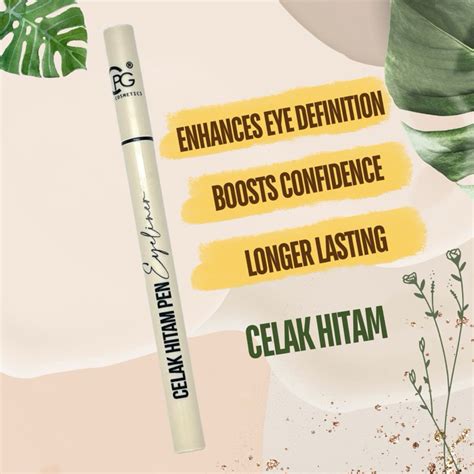 Eyeliner Celak Hitam Nude Edition Shopee Malaysia