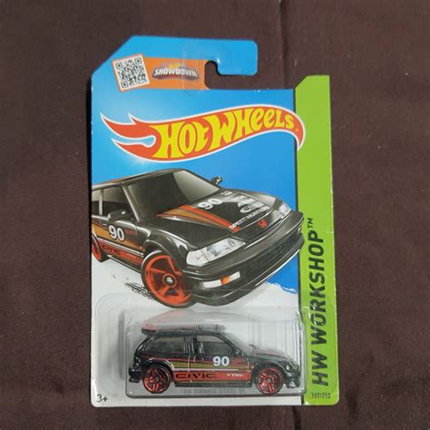 Hot Wheels Honda EF 90 Civic Black Shopee Malaysia
