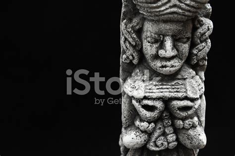 Ancient Mayan Statue Stock Photo | Royalty-Free | FreeImages