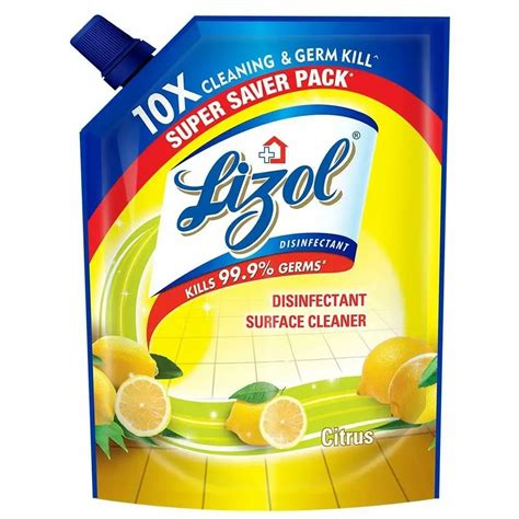 Lizol Citrus Disinfectant Surface Cleaner 1800 Ml