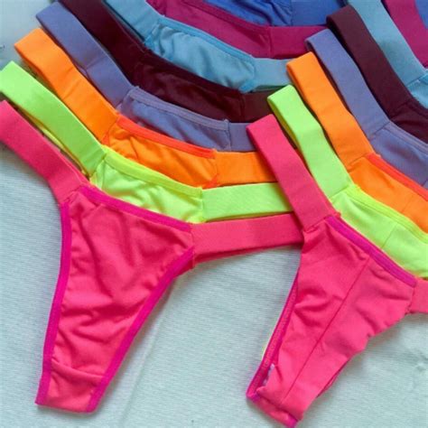 Kit Calcinhas Fio Duplo Biquini Microfibra Premium Intimates Tanga Tirinhas Lingerie