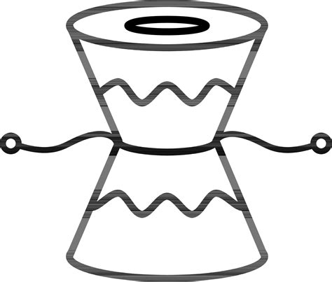 Line Art Illustration Of Damru Icon 24375714 Vector Art At Vecteezy