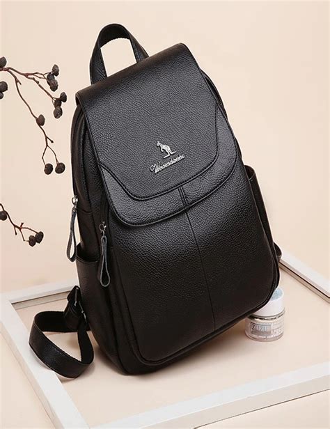 Luxury Backpack Women Designer Pu Leather Anti Theft Back Pack High Quaity Bagpack For School