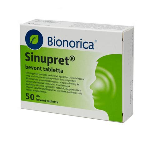 SINUPRET Bevont Tabletta 50db