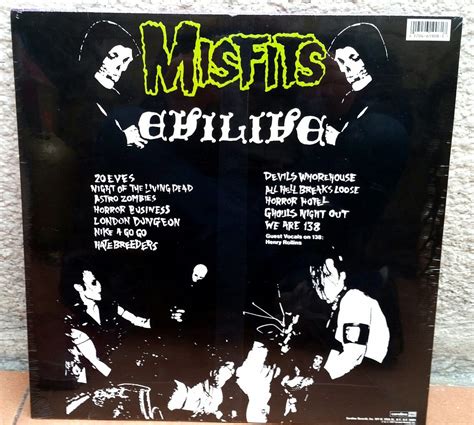 Misfits Evil Live Ramones The Clash Sex Pistols Nofx En Mercado Libre