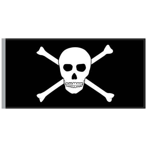 Pirate Jolly Roger Fox Flags