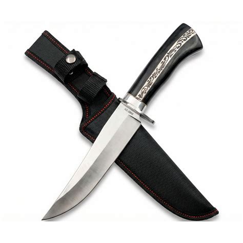 Facas Para Caça E Pesca - Faca Full Tang G49 em Inox Luxo para Churrasco Caça e Pesca