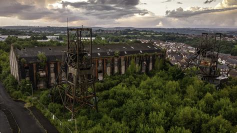 penallta colliery   drone grey arrows drone club uk
