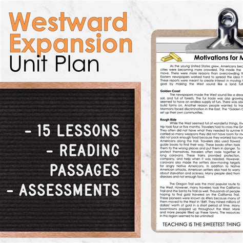 Westward Expansion Reading Comprehension Worksheet 9