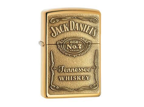 Zippo Jack Daniels Emblem Brass Lighter – Blade Master