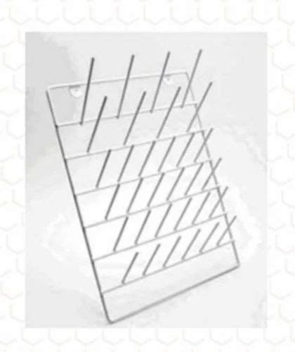 Stainless Steel And Mild Steel Glassware Drying Rack For Laboratory At