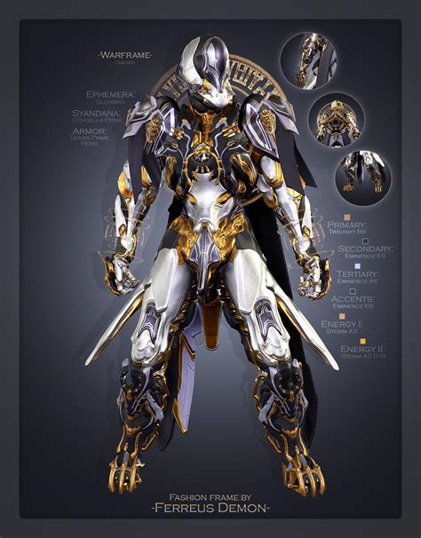 Gauss [fashion frame] : r/WarframeRunway