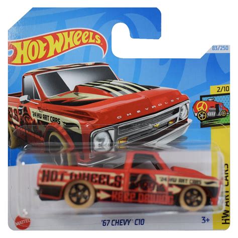 Hot Wheels 1967 Chevy C10 piros kisautó 1 64 Mattel vásárlás a Játékshopban