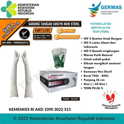 Jual Sarung Tangan Medis Sarung Tangan Karet Latex Karet Obgyn Non