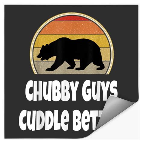 Gay Bear Lgbtq Pride Chubby Guys Cuddle Better Retro Lgbtqia Stickers Sold By Anjin Gtirani