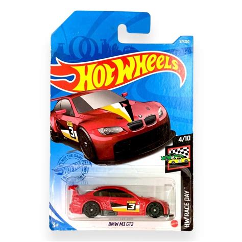 Miniatura Carro Hot Wheels BMW M3 GT2 HW RACE DAY 4 10 Shopee Brasil
