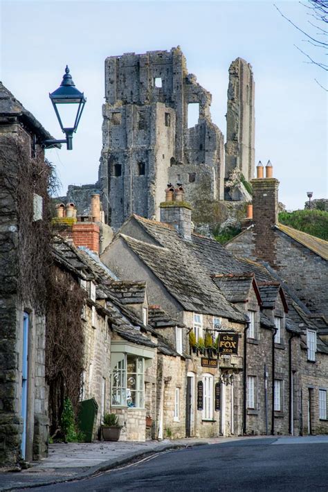 Corfe Castle Voyage En Angleterre Maisons Anciennes Endroits à Visiter