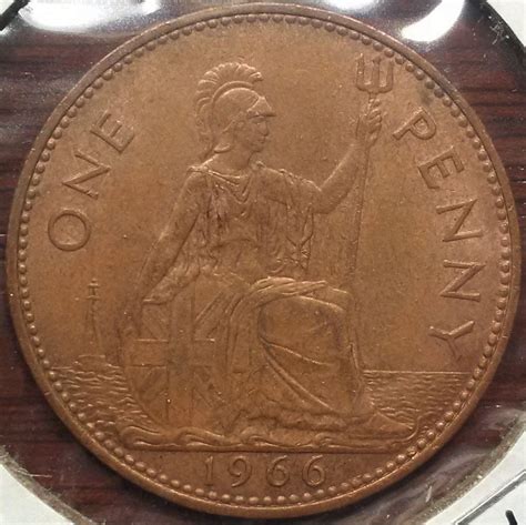 Uk 1 Penny 1966 For Sale Buy Now Online Item 175753