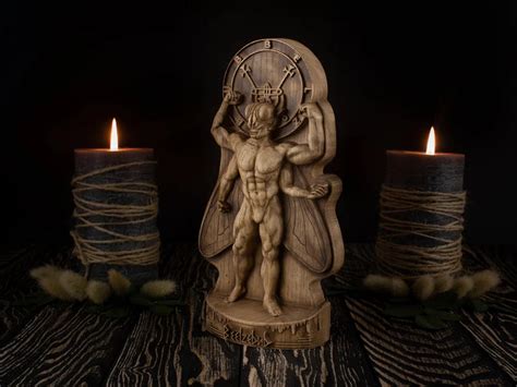 Wooden Beelzebub Statue - Dark Deities and Demons Collection – Art ...