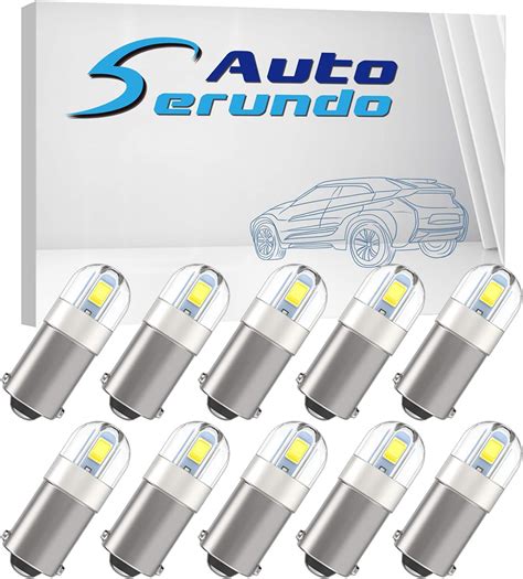 Serundo Auto BA9S Led Car Bulb BA9 1895 1891 53 57 Led Car Bulb 2SMD