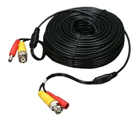 Cable Siames Coaxial 18 5m Camara Cctv Video Voltaje Bnc MercadoLibre