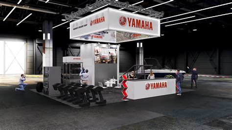 YAMAHA выставочный стенд :: Behance