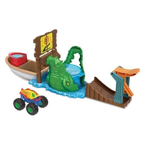 Mattel Hot Wheels Monster Truck Color Shifters Zu Iv Krokod L Glami Cz