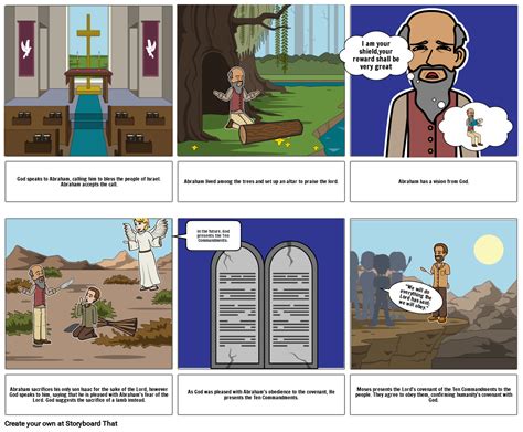 Abraham's Covenant with God Storyboard by 8e3c2b88