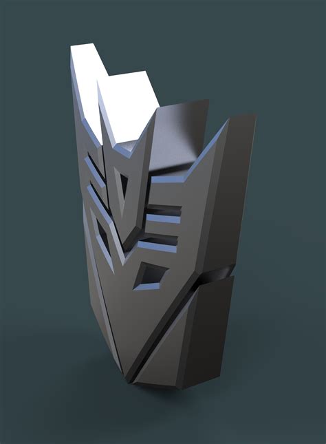 Download Stl File Decepticons Logo • 3d Printing Model ・ Cults