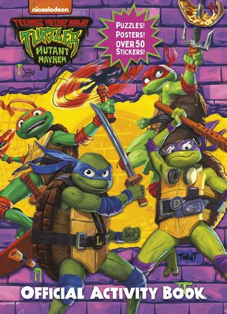 Teenage Mutant Ninja Turtles Mutant Mayhem Official Activity Book By