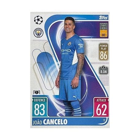 Cromos De F Tbol Jo O Cancelo Manchester City Topps Match Attax