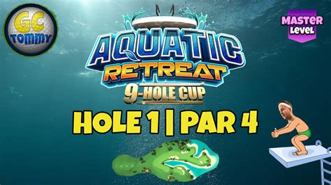 Master Qr Hole Par Eagle Aquatic Retreat Hole Cup Golf