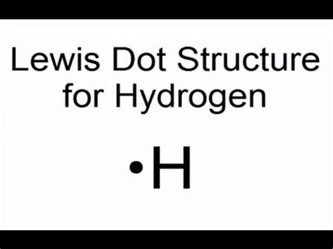 Lewis Dot Diagram For Hydrogen