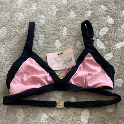 Agent Provocateur Swim Nwt Agent Provocateur Mazzy Bikini Top Pink Size Poshmark