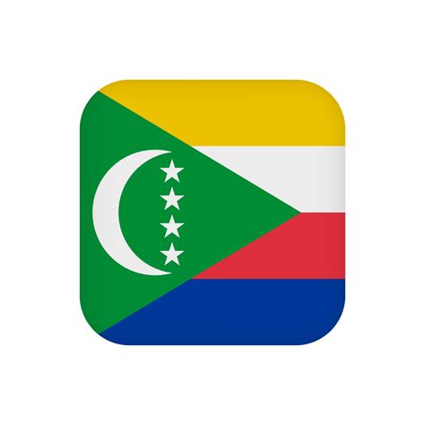 Comoros flag, official colors. Vector illustration. 10426903 Vector Art