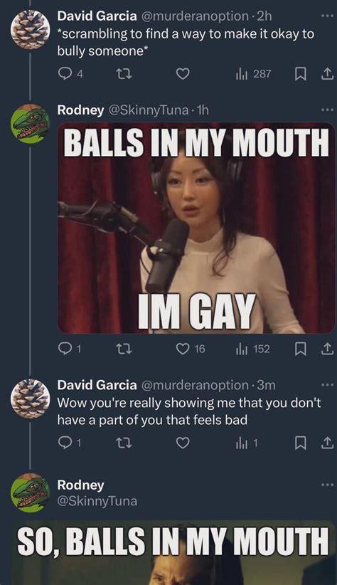 Get Balled Balls In My Mouth I M Gay Know Your Meme