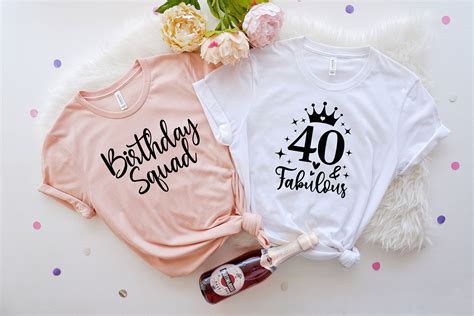 Forty Squad Shirt Hello 40 Shirt 40th Birthday Shirt Etsy