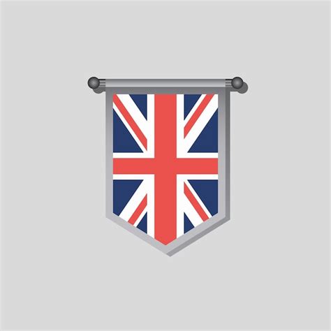 Premium Vector | Illustration of united kingdom flag template