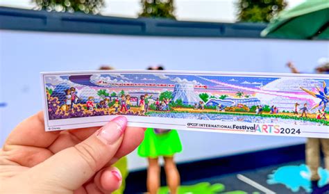 Paint By Numbers Mural Revealed For The 2024 Epcot Festival Of The Arts