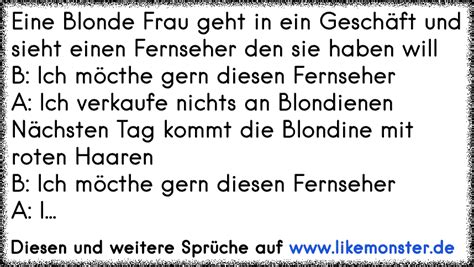 Eine Blonde Frau Geht In Ein Gesch Ft Und Sieht Einen Fernseher Den Sie Haben Willb Ich M Cthe