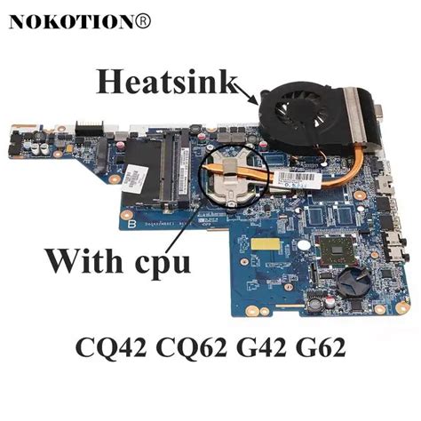 NOKOTION Placa Base Para Ordenador Port Til HP CQ42 CQ62 G42 G62