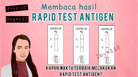 Cara Membaca Hasil Rapid Test Antigen Rapid Swab Test Youtube