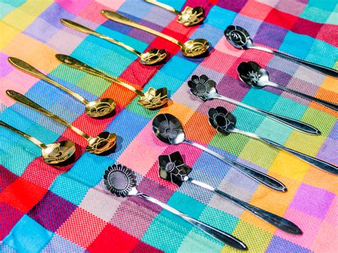 Flower Spoons Flowerhead Tea