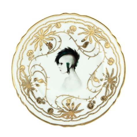 Modern Lady Punk Plate Collage Home