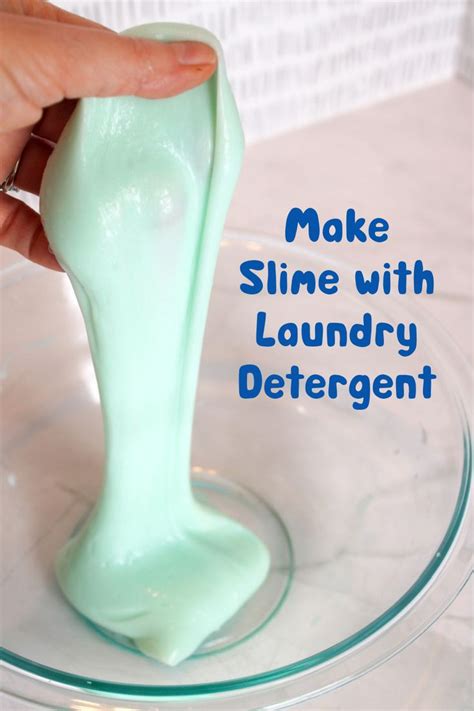 How To Make Slime With Laundry Detergent In 2024 Laundry Detergent